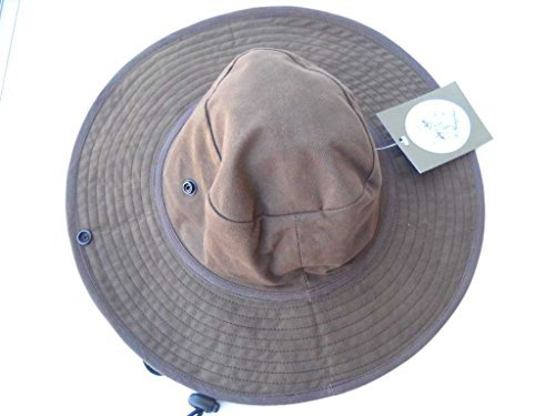 fratelliditalia.org Cappello Falda Larga Uomo Caccia Pesca Sole Cotone Cerato Safari Escursionismo