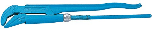 Gedore 1762.2 2-Inch DIN5234 B Elbow Pipe Wrench - Blue