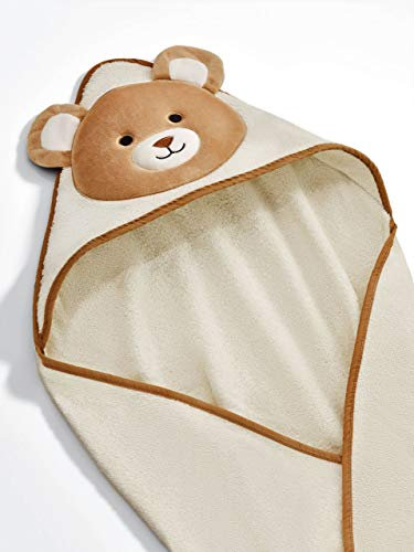 Mercedes-Benz Collection Kapuzenhandtuch Carl | Handtuch aus Baumwolle & Polyester mit Kapuze für Kinder | Material: 95% Baumwolle & 5% Polyester | Farbe: beige/creme