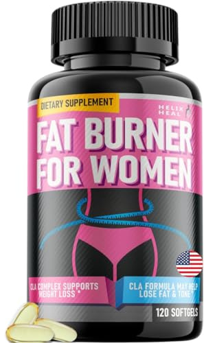 Belly Fat Burner for Women - Weight Loss Pills for Women Stomach Fat | CLA Softgels | Appetite Suppressant & Metabolism Booster | Bloating Relief & Natural Support - Keto Diet Pills 120 Softgels