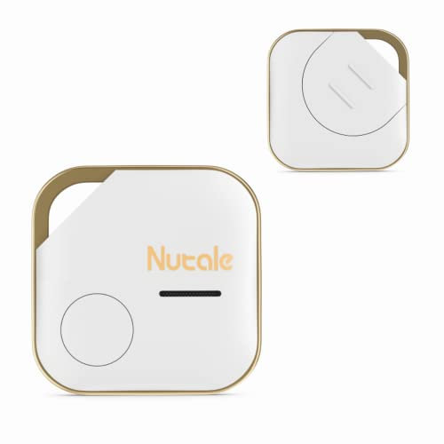 Nutale Pro Schlüsselfinder 1PCS Weiß - Bluetooth Schlüsselfinder Kompatibel mit iOS und Android Artikel-Locator für AutoSchlüssel Haustier oder Rucksäcke