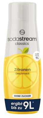 Sodastream Concentré Citron Sans Sucres pour Machine à Eau Pétillante et Soda | Préparez jusqu'à 9 Litres de Soda au Citron en Quelques Secondes, 440ml