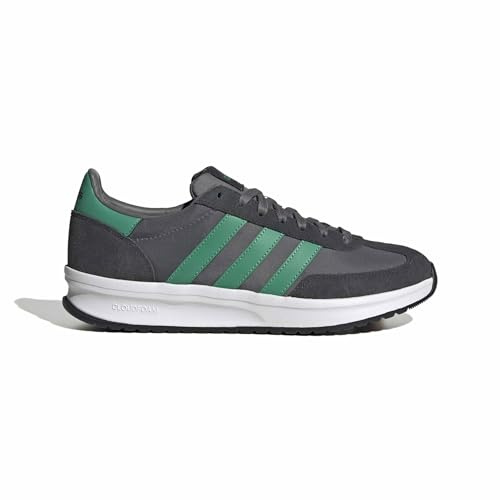 adidas Homme Run 70S 2.0 Shoes Chaussures, Grey Four/Semi Court Green/Carbon, 42 EU