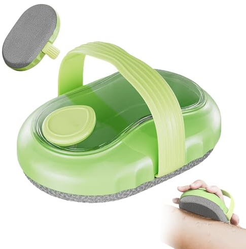 WOUYTPE Cepillo Exfoliante Corporal, Cepillo Ducha Espalda, Cepillo Exfoliante de Silicona, para Bañarse y Limpiar la Piel, Eliminando en Profundidad las Células Muertas, los Aceites y las Impurezas