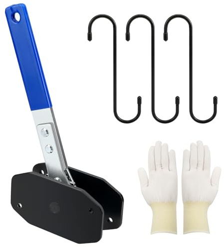 4 in 1 Universal Brake Caliper Compression Tool, Upgraded Caliper Piston Compressor Tool with 3 Hangers and 2 Gloves, 360°Swing Ratchets Piston Tool for Car Brake Repair