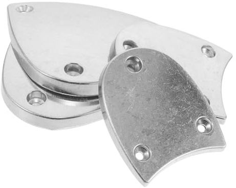 VERDANVERSE Accessori per Scarpe in Alluminio Argento da Tip Tap Taglia 42 con Design Antiscivolo e Suono Nitido, Include Viti e Piastre Sostitutive Anteriore e Posteriore 1 Paio per Pratica