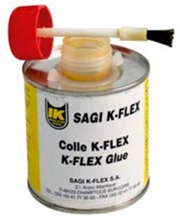IK Sagi - Colle et adhésif calorifuge - Colle pour manchon isolant K-Flex avec pinceau 0.25L
