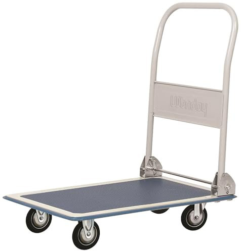 Safe Tool WONDAY Chariot Pliable en Acier Charge maximale 150 kg - Plateforme 73x47cm