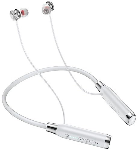 HOCO ES62 - Pretty Neck-Hang Sport Bluetooth Headset, Bluetooth V5.3, Nutzungszeit: bis zu 120 Stunden, Standby-Zeit: bis zu 1200 Stunden, kompatibel mit iPhone Samsung OnePlus Huawei Xiaomi Oppo