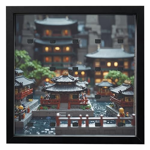 GetStones24 Vitrine für Lego® Figuren - 35x35cm Bilderrahmen - MF_0070