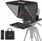 NEEWER BASICS X16B Aluminum Alloy Liftable Teleprompter 16 for iPad Tablet DSLR, No Assembly, App Control, Compatible with iOS Android, Pro for Online Teaching Live Streaming