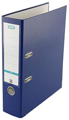 Elba Ordner A4, smart Pro, 8 cm breit, Kunststoff außen, dunkelblau