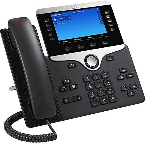 Cisco Systems IP 8841 Telefon, Schwarz, Silber