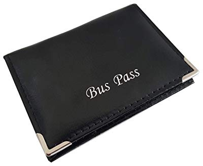 PU Leather Bus Pass Oyster Travel Card Bus Pass ID Holder Wallet Cover Case …