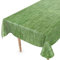 Tischdecke abwaschbar Wachstuch Wachstuchtischdecke 160 x 140cm Schnittkante Leinen Textil Optik Grün Gartentischdecke Wachstuch