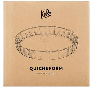 KoRo - Quicheform aus Porzellan 28 cm Durchmesser
