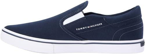 Tommy Hilfiger Vulc Core Slip On FM0FM05689 Low Top, Blu (Desert Sky), 42