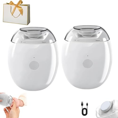 Nail Grinder for Thick Toenails, Nail Grinder Human Toe & Finger Nails, Three-Speed Adjustment, Soft Lighting, Grinding and Polishing (2Pcs)