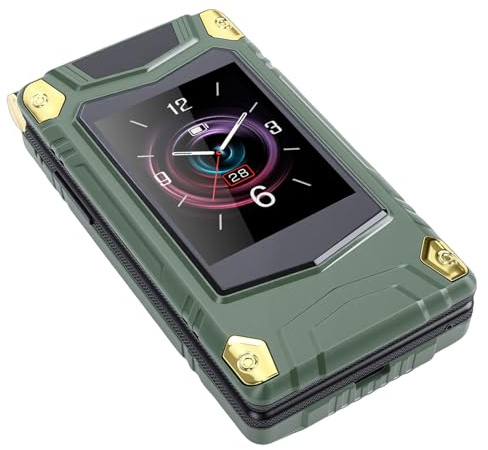 Annadue Telefono a Conchiglia Sbloccato 5G LTE, Telefono a Conchiglia con Doppio Schermo da 2,8 Pollici e 2,4 Pollici, con SOS Bluetooth e MP3, Cellulare per Anziani, Supporta Chiamate, Messaggi di