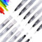 UPINS Water Color Brush Pen Set, 12 Pieces Watercolor Paint Pens for Painting Markers