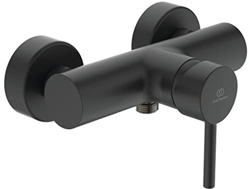 Ideal Standard - Ceraline Mezclador monomando exterior para ducha - Color Negro
