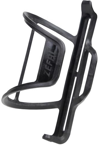 ZEFAL Pulse S2 Derecha Portabidon Bicicleta Carbono - Portabidon Lateral - Portabidón Bicicleta Ligero para Cuadros Pequeños - 28g - Made in France