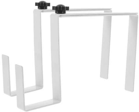 RORPOIR Lot De 2 Cintres Décoratifs en Fer pour Couronnes De Cimetière Taille Réglable pour Pierres Tombales Et Décorations Commémoratives