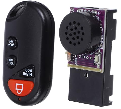 ERINGOGO Dispositivo de Broma controlado Dispositivo de Fabricante de Ruido de Fiesta Hacedor de Sonido Molesto para la Oficina Sonidos de chirrido de Cricket Fabricante de Ruido con Remoto