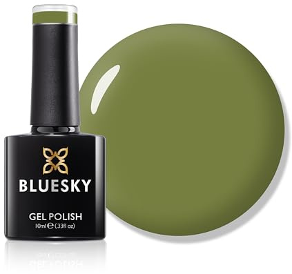 Bluesky Gel Nail Polish 10ml, Kelp Forest - AW2518, Green Gel Nail Polish for 21 Day Manicure, Professional, Salon & Home Use, Requires Curing Under LED UV Nail Lamp