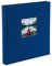 goldbuch 27 975 Bella Vista Fotoalbum mit Bildausschnitt Blau, Erinnerungsalbum im Format 30 x 31 cm, Foto Album 60 schwarze Seiten mit Pergamin-Trennblättern, Fotobuch mit Leineneinband, Dunkelblau