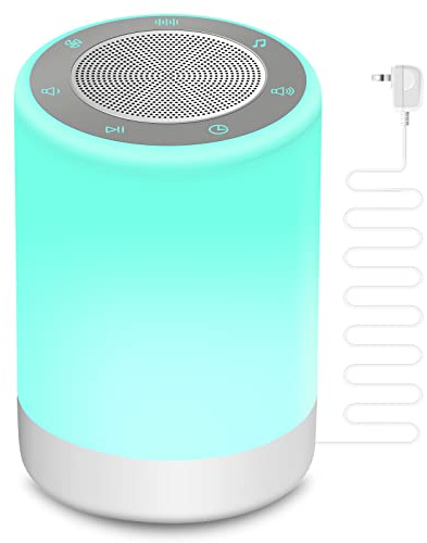 YYDSKIT Sound Machine,White Noise Machine for Baby with Night Light, 32 High Fidelity Sounds,Plug in,5 Timers & Memory Feature, Noise Machine for Baby Kids Adults,Home
