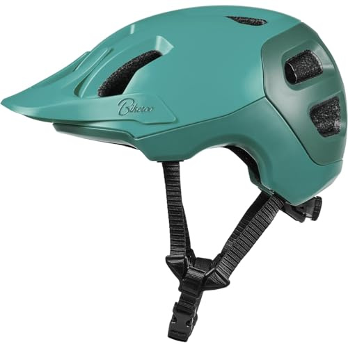 Bikeroo MTB Bike Helmet, Adjustable 56-62 cm / 22 - 24 Circumference, Adult Cycling Safety Head Protection for Road Mountain Bicycles, Protective Headgear Sports Equipment for Outdoor Adventures