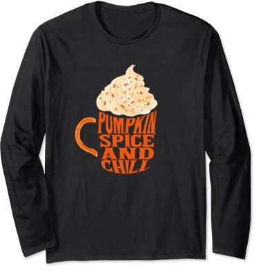 Tasse à café au lait citrouille Spice and Chill Manche Longue