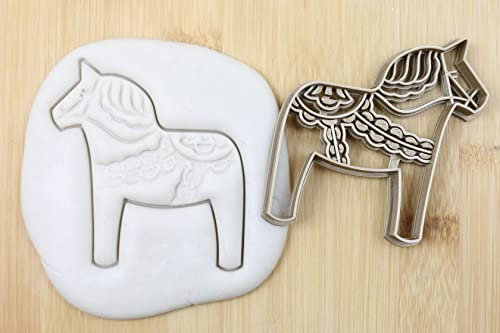 Dalapferd cookie cutter Fondant Keksstempel/Ausstechform keksausstecher PLA ca.8cm