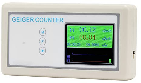 Dpofirs Geigerzähler Nuklearstrahlungsdetektor, Strahlungsdosimeter Messgerät Zur Gebäudeerkennung Schmuckerkennung Lebensmittelerkennung