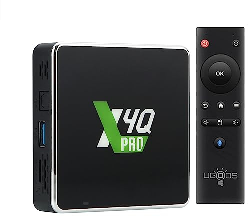 UGOOS X4Q Pro Android 11 Amlogic S905X4 TV-Box 4 GB RAM 32 GB ROM 2.4G/5G Dual WiFi BT5.1 USB 3.0 Ethernet 1000M Stöder AV1 4K HDR-Set Top TV-Box
