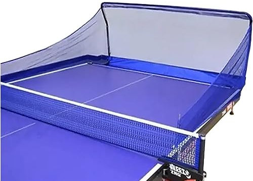 PODEC Professionelles Tischtennis-Fangnetz, Ping-Pong-Ballsammler Mit Ballsammelöffnung, Leichte Ball-Recycling-Fangausrüstung, Netz Zur Befestigung Am Tisch, Für Einzeltraining