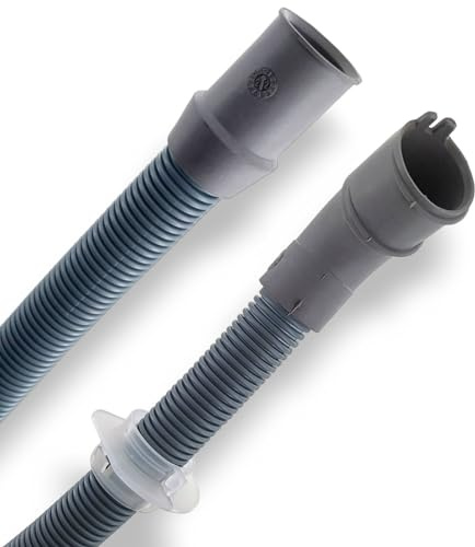 DEKAROX Manguera de desagüe de 2,3 m, 21/26 mm de diámetro, recto/angulada apta para Electrolux AEG Juno Zanussi 14000563305/6 140005633056 para lavavajillas