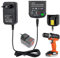 Mineup Chargeur Lithium 18V/20V Compatible pour Black & Decker Batterie Lithium ION BL2018 BL2018-XJ BL1518 LBXR20-OPE LBXR20 LB20 LBX20 LBX4020 LBXR20-OPE BL1514 LBXR16 LB2X4020