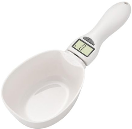 TOPBATHY Cuchara De Pesaje Electrónico Báscula De Cocina Comida Café Báscula Electrónica Cuchara Báscula Beige Pp