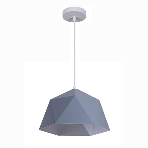 Nordisk stil pendellampa för bar eller restaurang, macaron-formad metalllampskärm, modern dekorativ belysning för vardagsrum, E27-bas, taklampa för köksö eller bar, sovrum HOAYCNYJ