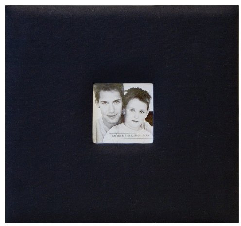 MCS Expandable 10 - Page inserts Fabric Scrapbook Album with Photo Opening Cover and 8 x 8 Inch Pages, 9.6 x 8.5 Inch, Black