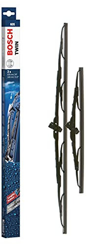 Bosch Scheibenwischer Twin 605, Länge: 600mm/340mm – Set für Frontscheibe