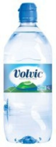 Volvic Go Natural Mineral Water Bottle Plastic with Sports Cap 1 Litre Ref EX-2-100 02205 - Pack 12