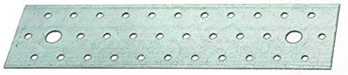 Alberts 847241 Lochplatte | sendzimirverzinkt | 240 x 60 mm | 25er Set