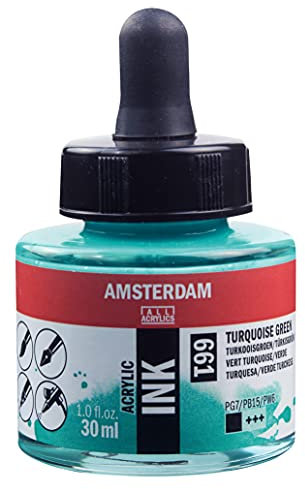 Amsterdam 17206610 Acrylfarbe, Türkis Grün, 30 ml, 30 milliliter