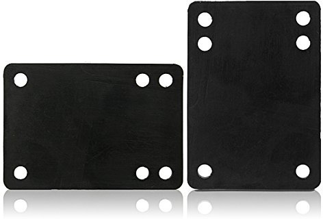 EsportsMJJ 2Pcs 3Mm Soft Pu Skateboard Riser Pads Longboard Antichoc Pièces
