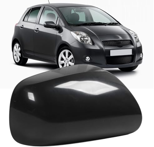 Generic Cubierta de Espejo Retrovisor de Coche para 2007-2013, Tapas de Espejo de Puerta Negras, Tapas de Espejo Lateral Izquierdo Derecho, Capa de Protección Adicional para su