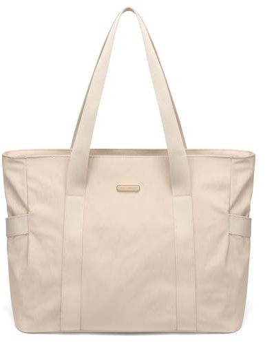 GOLF SUPAGS Bolsa Tote para Mujeres Bolso Hombro Multifuncional para Mujer de 14 Pulgadas Bolsa Tote Ligera para Negocios, Escuela, Viajes (Albaricoque)