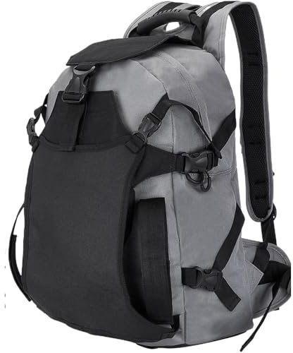 Oxford Ski Backpack, Sports Backpack, Sports Rucksack for Men, Multi-Purpose Snowboard Backpack with Helmet Holder, 10 X 12.6 X 21 Inch Ski Touring Backpack for Winter Adventures & Equipment